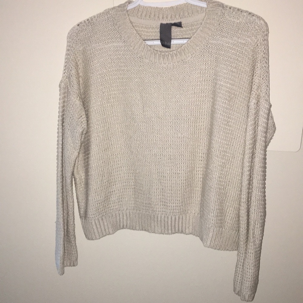 CREAM KNIT SWEATER